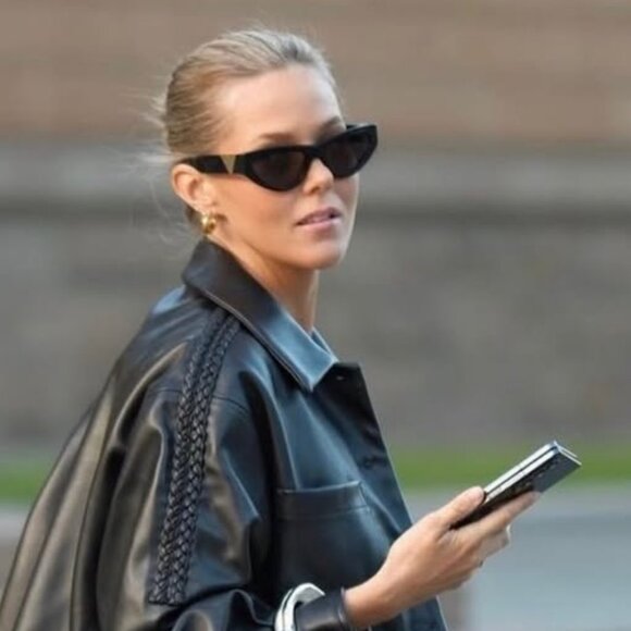 Bottega Veneta BV1176S 002 Cat Eye Sunglasses - Havana/Brown - Picture 2 of 12